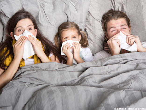 Carstens-Stiftung: Hygiene-Tipps und Hausmittel zur ergänzenden Behandlung bei Grippe.