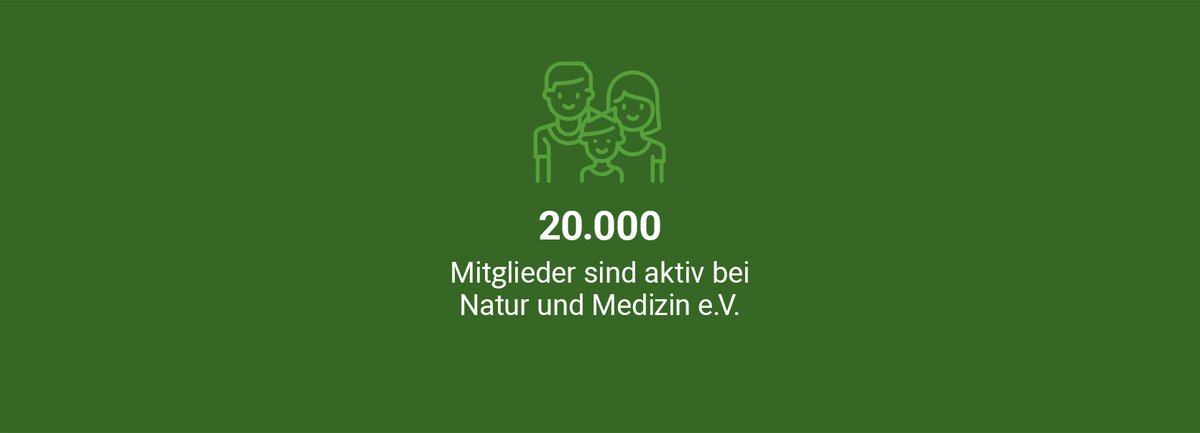 20000 Mitglieder sind aktiv bei Natur und Medizin e.V.