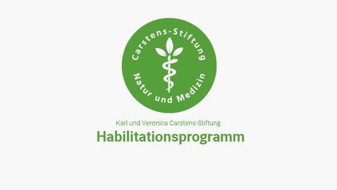 Carstens-Stiftung ermöglicht zwei weitere Habilitationen mit 600.000 EUR