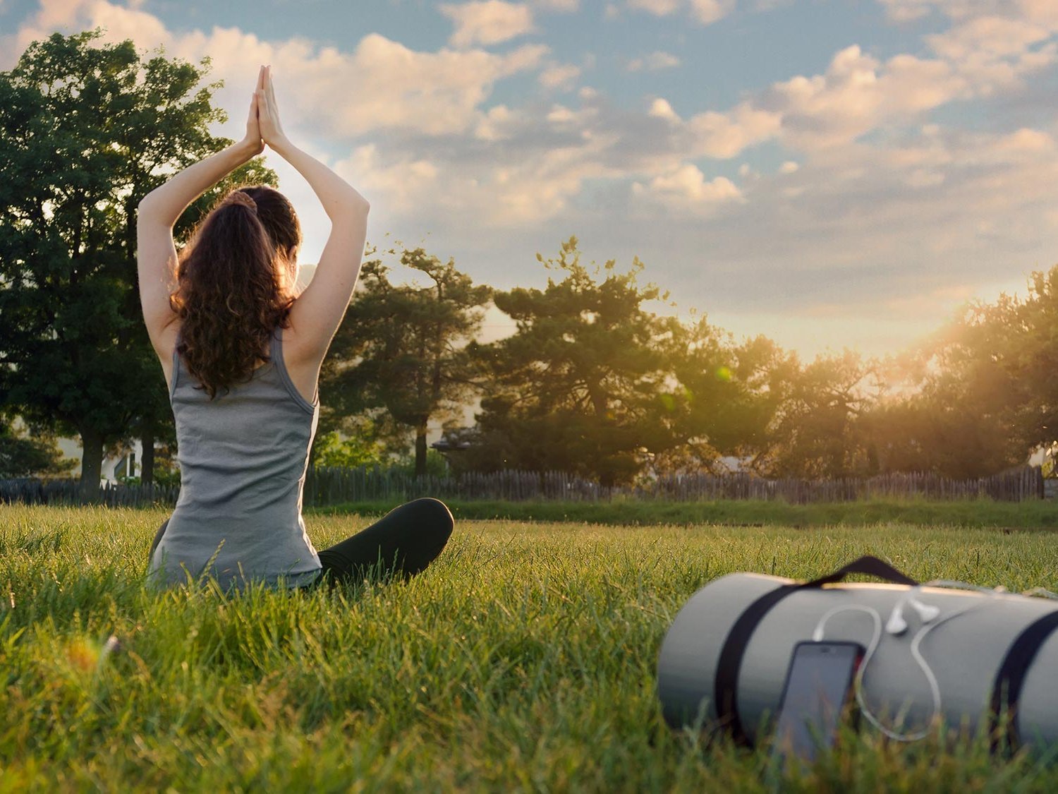 Yoga statt Smartphone