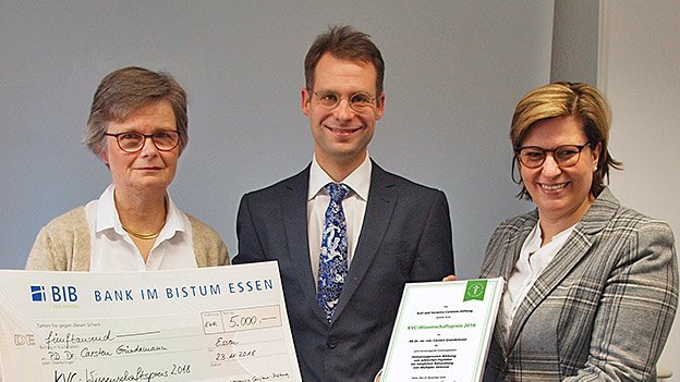 Carstens-Stiftung: PD Dr. Carsten Gründemann erhält KVC-Wissenschaftspreis 2018 Carstens-Stiftung: PD Dr. Carsten Gründemann erhält KVC-Wissenschaftspreis 2018