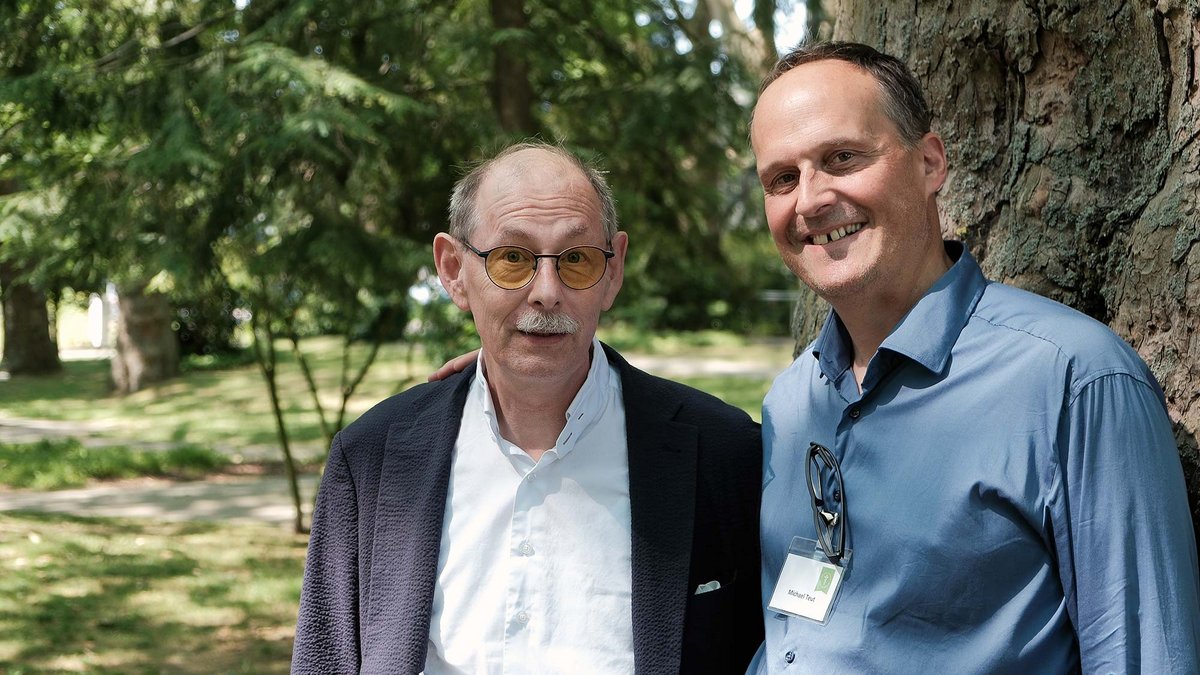 Dr. Michael Elies mit PD Dr. Michael Teut Dr. Michael Elies mit PD Dr. Michael Teut