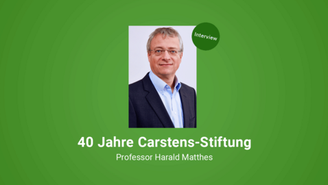 Professor Harald Matthes über Patientenpräferenzen und seine Erwartungen an die Politik. 